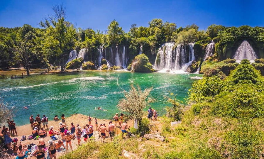 Dubrovnik: Mostar & Kravica Waterfalls Day Trip - Two hours for ćevapi, coffee, and shopping