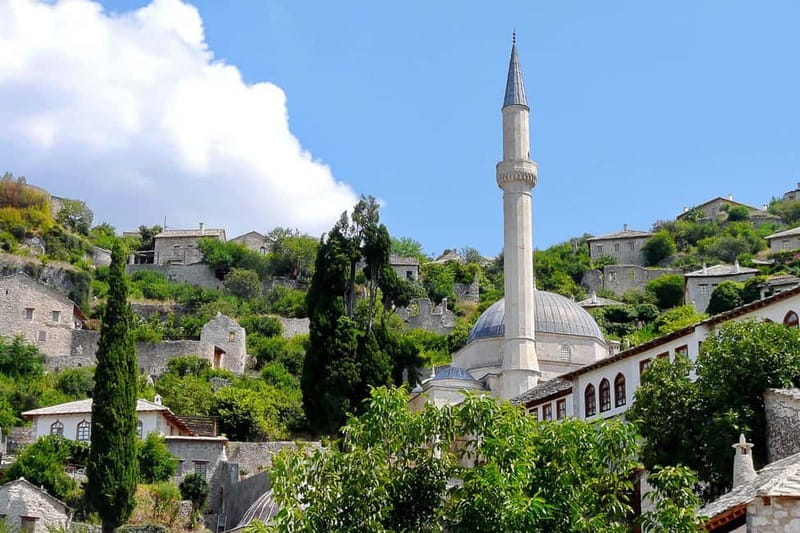 From Dubrovni:Mostar, Kravica Waterfalls, and Kajtaz Tour - Mostar’s Old Town and the rebuilt Stari Most