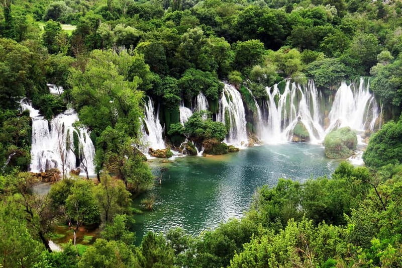From Dubrovni:Mostar, Kravica Waterfalls, and Kajtaz Tour - The road to Mostar is part of the lesson