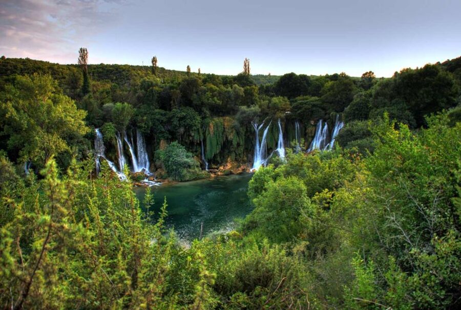 From Dubrovnik: Day Trip to Mostar and Kravice Falls - The coastal road and the Neum break