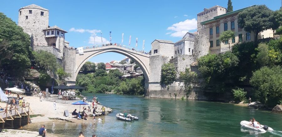 From Dubrovnik: Mostar and Kravica falls Small Group Tour - Mostar and the bridge that defines the city