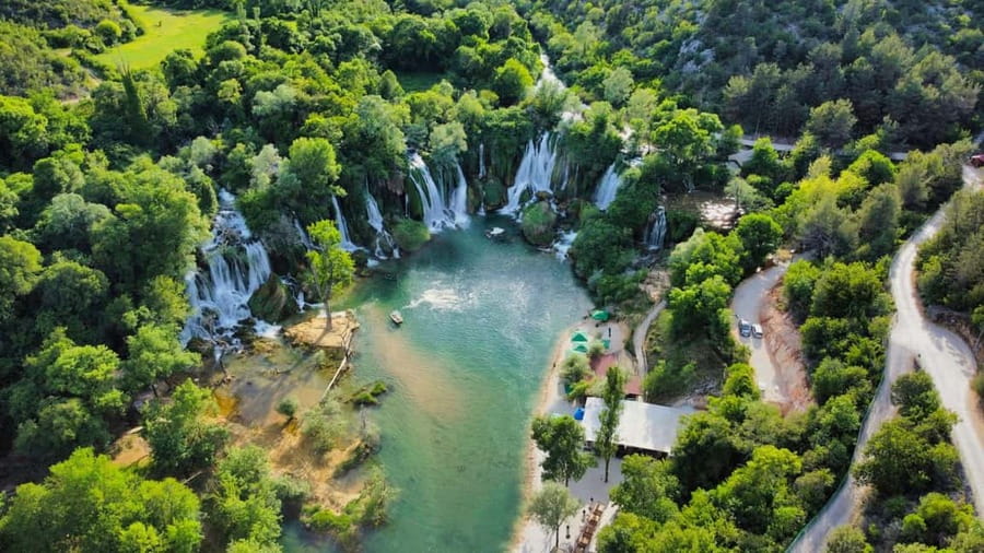From Makarska : Mostar and Kravica Waterfalls Day Trip - From Makarska to Mostar by private van