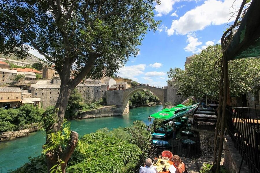 From Makarska : Mostar and Kravica Waterfalls Day Trip - Entering Mostar and finding the Old Bridge