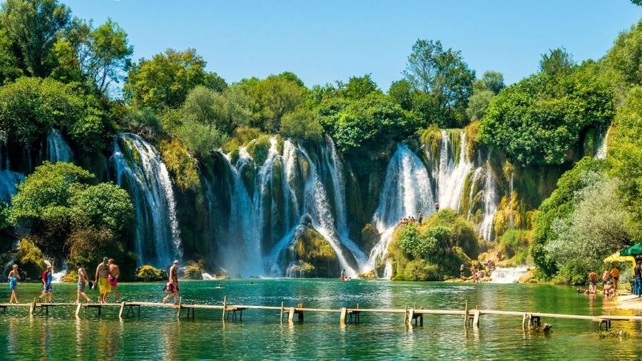 From Split and Trogir: Mostar Tour with Kravica Waterfalls - Počitelj gives you a short taste of old Herzegovina
