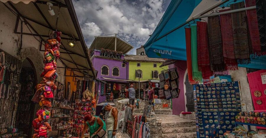 From Split: Private Guided Mostar & Kravica Waterfall Tour - First look at Mostar’s Old Bazaar