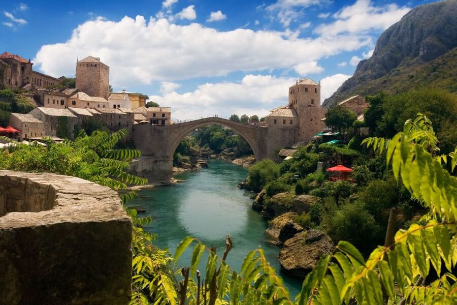Mostar & Međugorje Full-Day Private Tour from Dubrovnik - Leaving Dubrovnik by the bridge and coast