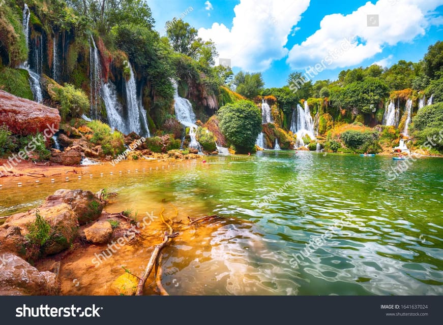 Private Day trip to Medjugorje from Split or Dubrovnik - Kravica Waterfalls adds a welcome change of pace