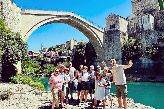 PRIVATE SUNNY HERZEGOVINA TOUR (Mostar + Kravice Falls + 3cities) - Two hours around Mostar’s Old Bridge