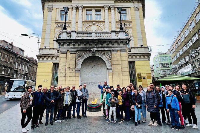 PROFESSIONAL SARAJEVO WALKING TOUR - With guide who guided STING! - Ferhadija, Tito Street, and the Eternal Flame