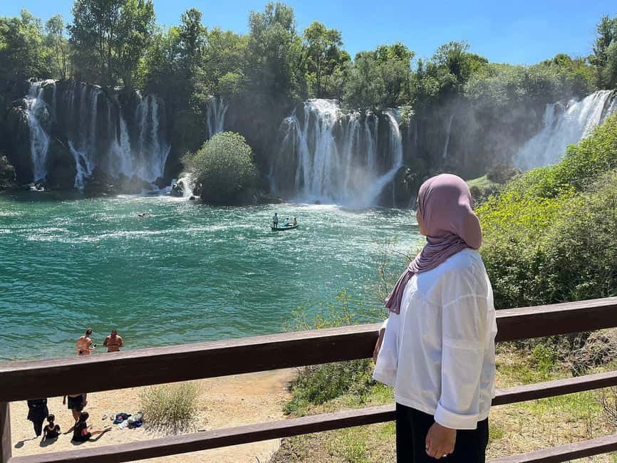 Sarajevo: Mostar, Konjic, Počitelj, Sufi House, & Waterfalls - Kravica Falls and the summer swimming option