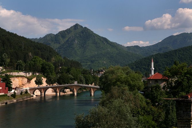 Sarajevo to/from Dubrovnik Transfer Tour via Mostar & Herzegovina - Konjic Bridge and the road into Herzegovina