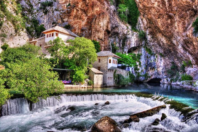 Sarajevo to/from Dubrovnik Transfer Tour via Mostar & Herzegovina - Blagaj Tekke and lunch by the Buna River