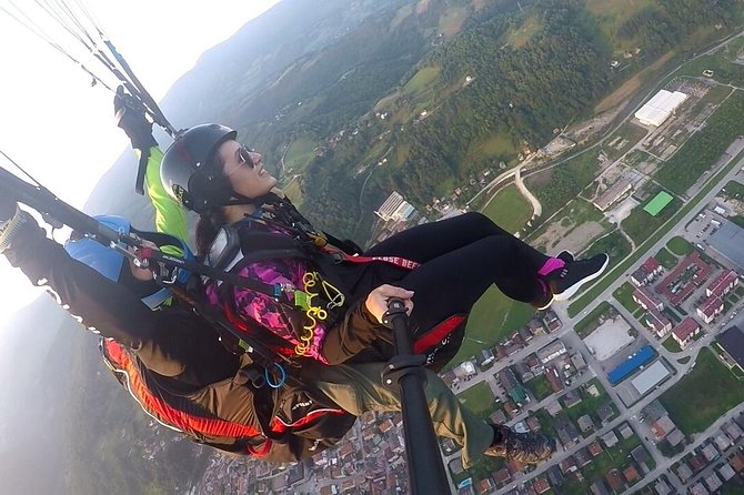 Tandem Paragliding Experience in Sarajevo, Bosnia and Herzegovina - From Kovači 25 to the mountain launch