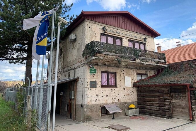 WAR TUNNEL - Sarajevo's only way of a communication during the WAR - Top secret - City Hall and the route back through Baščaršija